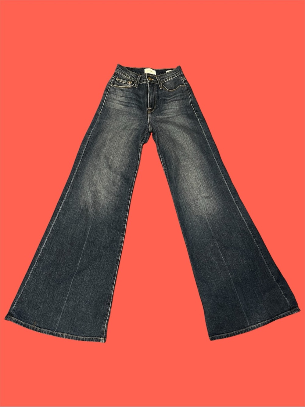 Frame Wide Leg Dark Wash Women's Jeans - Sz 25